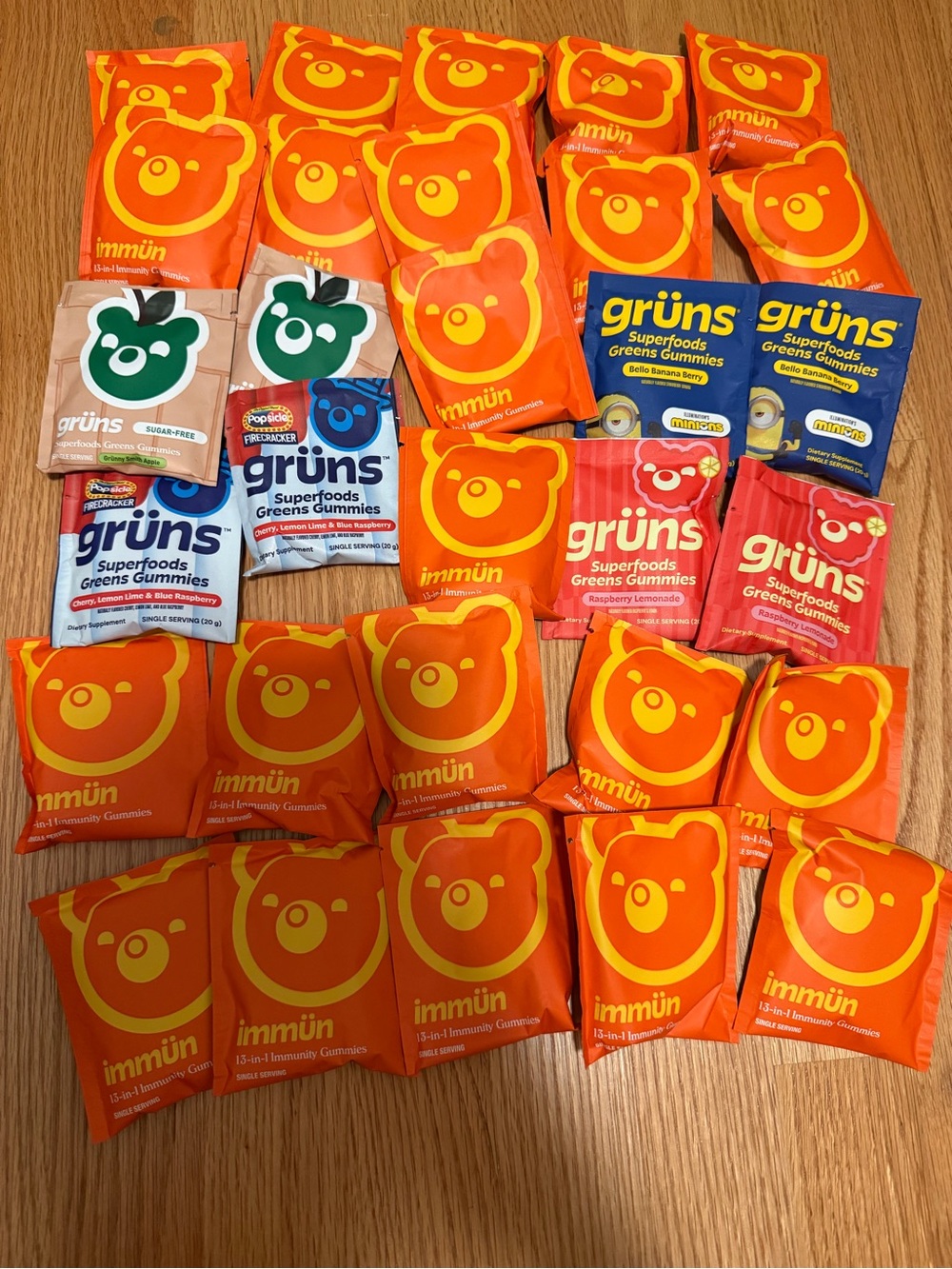 Immün Orange Immune Gummies Single-Serve Packets